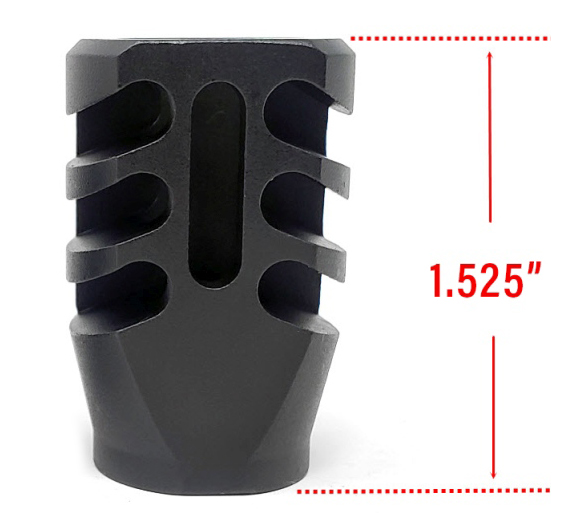 Smith and Wesson FPC Muzzle Brake Height Graphic