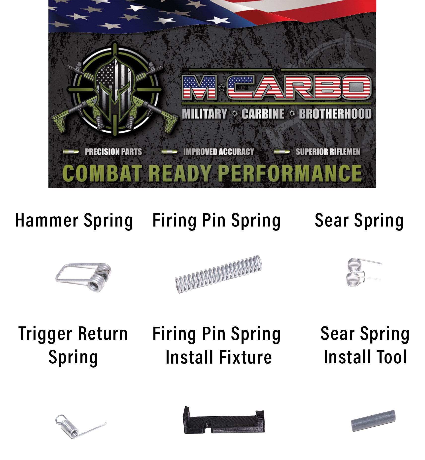 Trigger Spring kit for Ruger LC .45acp Carbine | Mississippi Gun Owners