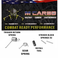 Ruger MAX-9 Trigger Spring Kit Contents Labeled